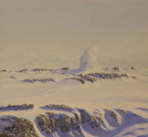 Fumerole oon Erebus Painting by David Rosenthal best Antarctica Artist